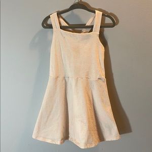 Toddler girl cross back sun dress